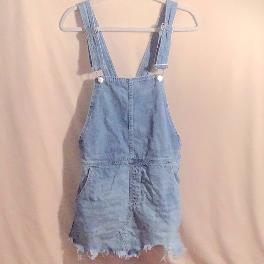 Free People size 2 denim overall dress